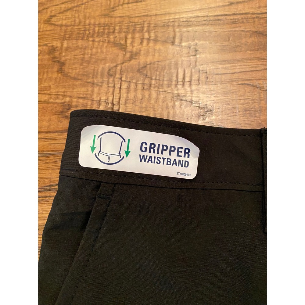 IZOD Golf Swing Flex Pants Mens 44x29 Black Fore Way Stretch Gripper Waistband - Picture 5 of 11